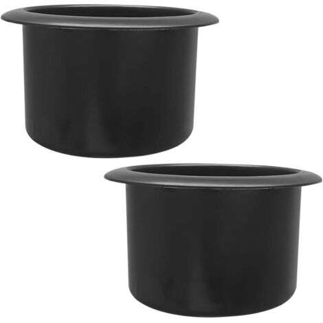 Inserto portabicchieri in plastica KZQ, inserto portabottiglie per auto, portabicchieri sostitutivo per auto, accessorio portabicchieri antiscivolo (90 x 102 mm)