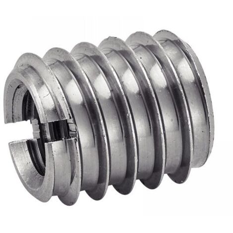 Inserto roscado para madera - Inox A1 d6 mm - Caja de 50