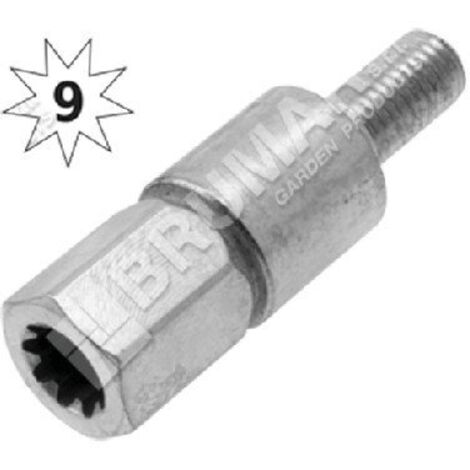 INSERTO SCANALATO PER COPPIA CONICA Z 9 - Ø 8 BRUMAR