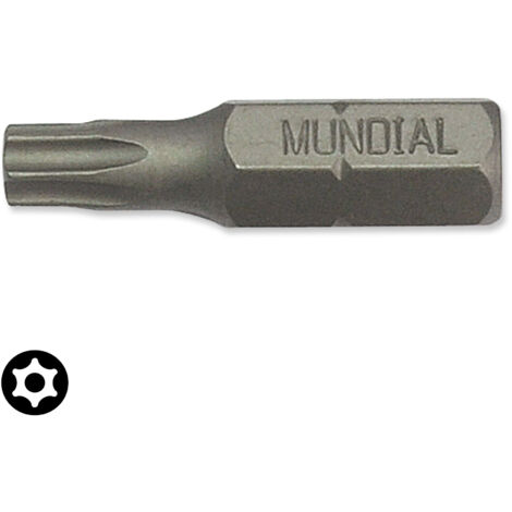 INSERTO TORX CON FORO mm.25 TX 7