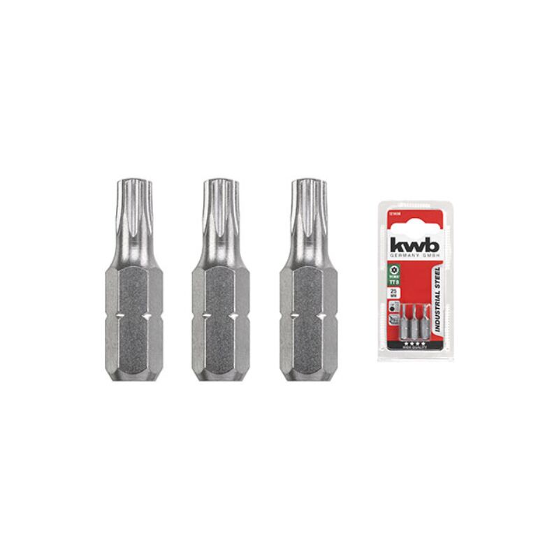 Inserto torx tamper x avvitatore KWB txtxmm 20x25