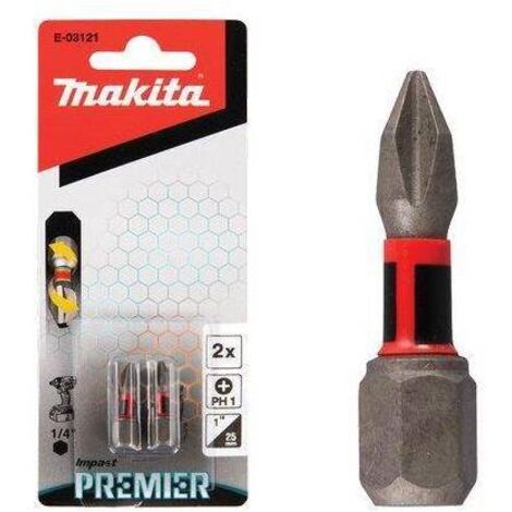 Insertor de cruz Phillips para atornillador de golpes Makita