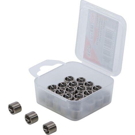Insertos roscados de repuesto  M8 x 1,0  25 piezas