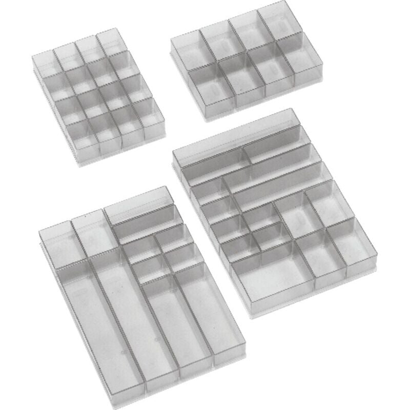 130523 134 x 270mm Dividers for CL150-01 - Transparent Drawers - Raaco