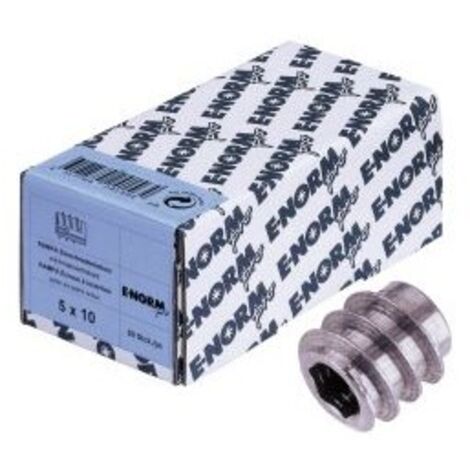 Inserts filetés DIN 7965 ST avec ISK M6x12x12 HP (RAMPA) (Par 1000)