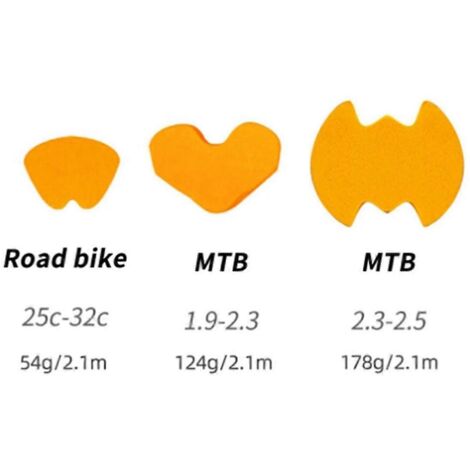 Inserts pour pneus tubeless de vélo 700c 26 27.5 29 (1.9-2.3)--