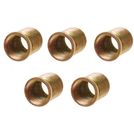 Inserts taraudées 19 mm M14 x 1,25 5 pièces Kraftmann