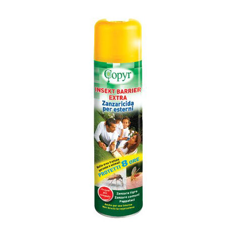 INSETTICIDA BARRIERA EXTRA ZANZARE COPYR - SPRAY ML 750- 12 pezzi
