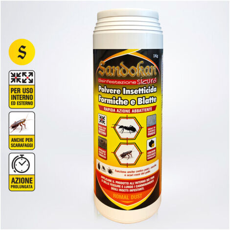 INSETTICIDA FORMICHE IN POLVERE 1KG- 1,0 pz