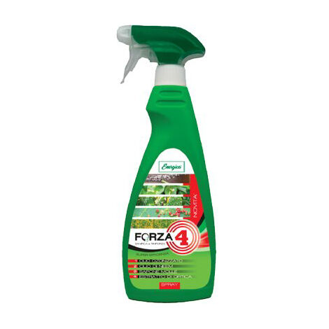 INSETTICIDA FORZA 4 ENERGICA - OLIO NEEM+GIRASOLE+ORTICA+SAPONE MOLLE ML 500- 2 pezzi