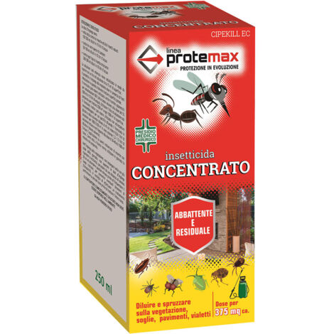 INSETTICIDA MULTINSETTO LIQUIDO CONCENTRATO ml 250 (fino a 60 lt di acqua)