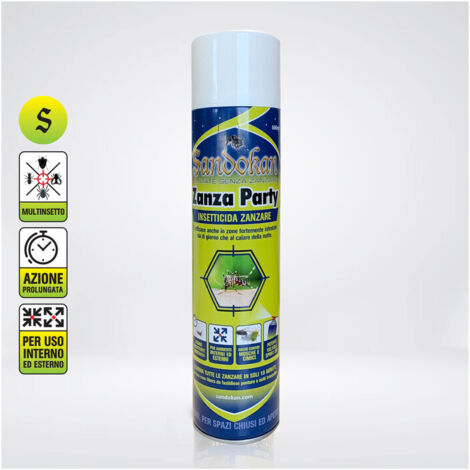 INSETTICIDA ZANZA PARTY 600ML- 1,0 pz