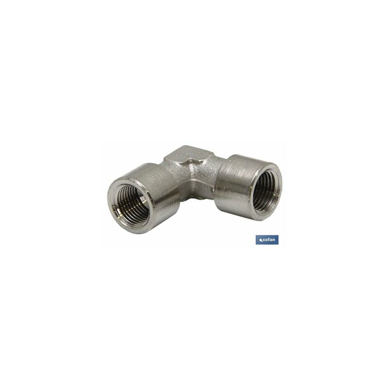 Image of Winkel hh aus vernickeltem Messing R-3/4