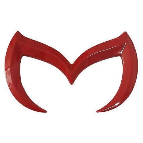 Insigne autocollant logo M rouge pour carrosserie de tous modèles de voiture ---