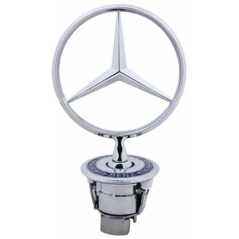 AUTRES Insigne d'emblème de logo de capot de capot de Mercedes Benz pour W124 W202 W203 W208 W210/44mm