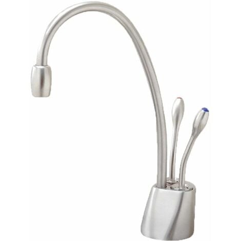 InSinkErator Boiling Hot Filtered Cold Water Kitchen Tap Brushed