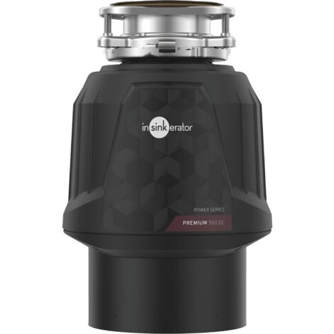 Insinkerator Premium 550 EC Küchenabfallzerkleinerer - Küchenabfallentsorger mit 0,5 PS starkem Induktionsmotor & Luftschalter