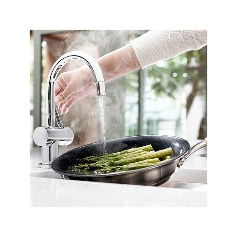 Insinkerator - Steaming Hot & Filtered Cold Water Chrome Tap