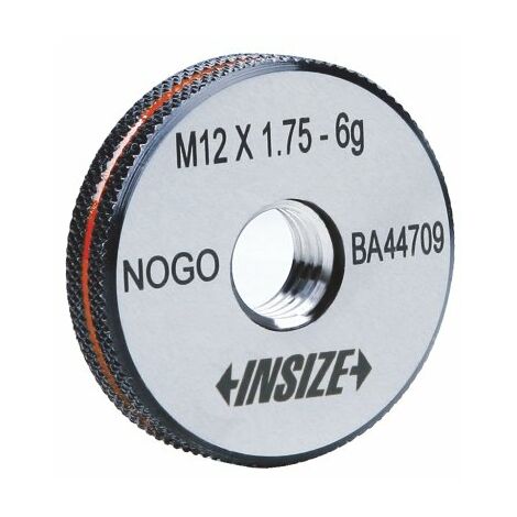 insize 4631 – 48 N filettatura metrica Anello Gage, No-go, 6 g, iso1502, M48 x 5