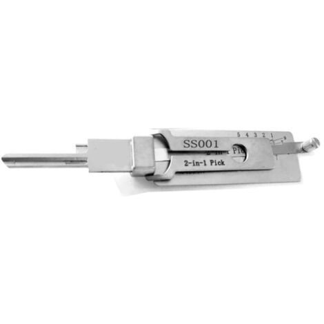 Insma – Outil de serrurier 2 en 1 décodeur de serrures – Fer de haute qualité – Conception ergonomique pour usage intensif – Modèles SC1, SC4, KW1, KW5 - SS001