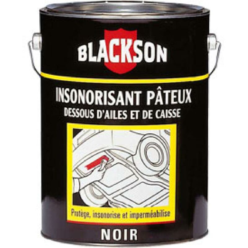 Blackson - Insonorisant pateux noir Pot 1kg - Noir