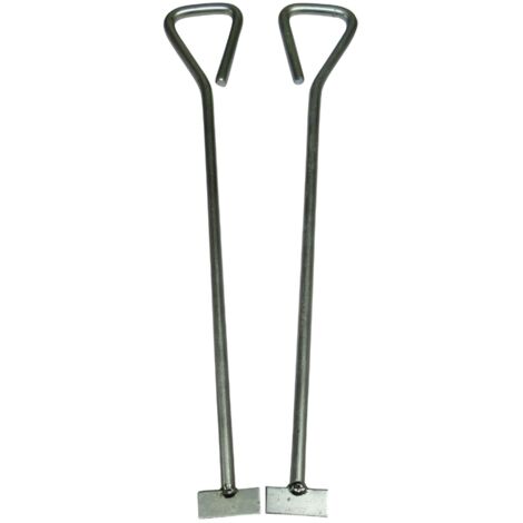 Inspection Cover Manhole Lifting Keys X2 20" (Man Hole Drain Lid Lifter)