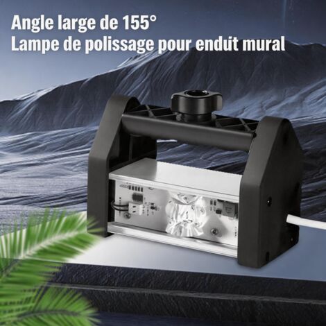 Inspection du ponçage des murs, lampe de ponçage auxiliaire