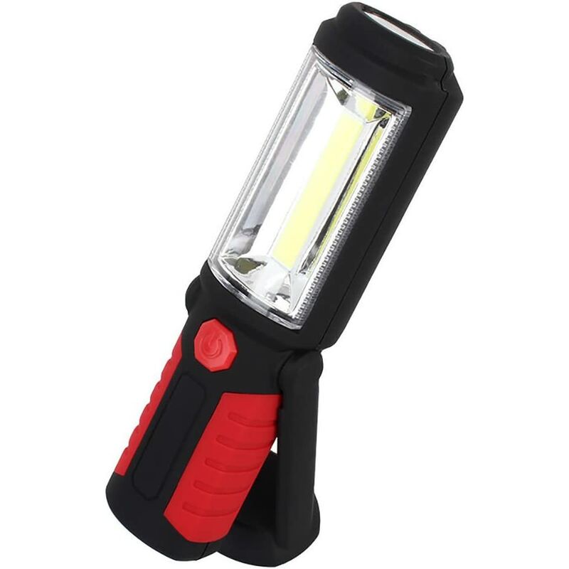 Inspection Lamp 3W COB Light with 1W LED Torch Magnetic Surface Swivel Inspection Lamp Torch Wide Angle Work Light