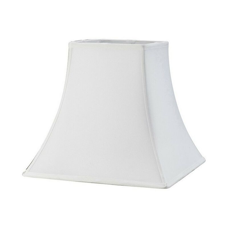 Image of Inspired Lighting - Inspired Diyas - Contessa - Quadrato medio con paralume bianco 165, 305 mm x 270 mm