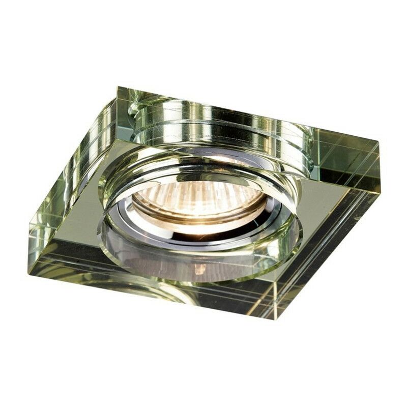 

Inspired Diyas - Crystal Downlights - Downlight empotrado Deep Square Rim Solo vino blanco, requiere 100035310 para completar el artículo