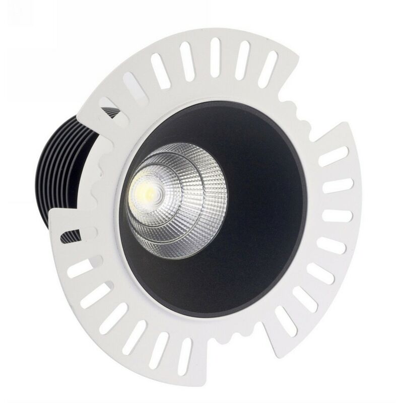 

Inspired Dlux - Basy - Downlight LED empotrado, dorado sin molduras, 25 grados. Ángulo de haz, 780lm, 4000K, IP20, DRIVER NOT INC.