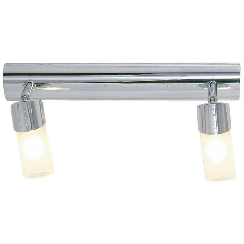 Image of Inspired Lighting - Inspired Kopus Plafoniera 2 Luci G9 Cromo Lucido, Vetro Satinato