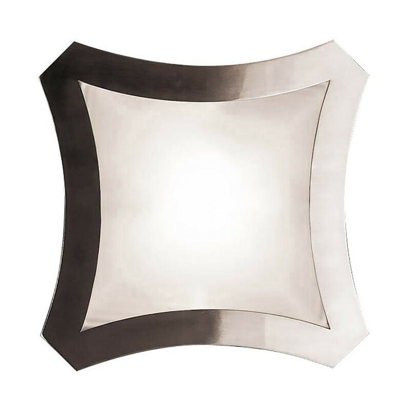 Inspired Mantra Alaska Soffitto/Parete 3 Luci L1/SGU10, Nichel Satinato, Lampade CFL INCLUSE