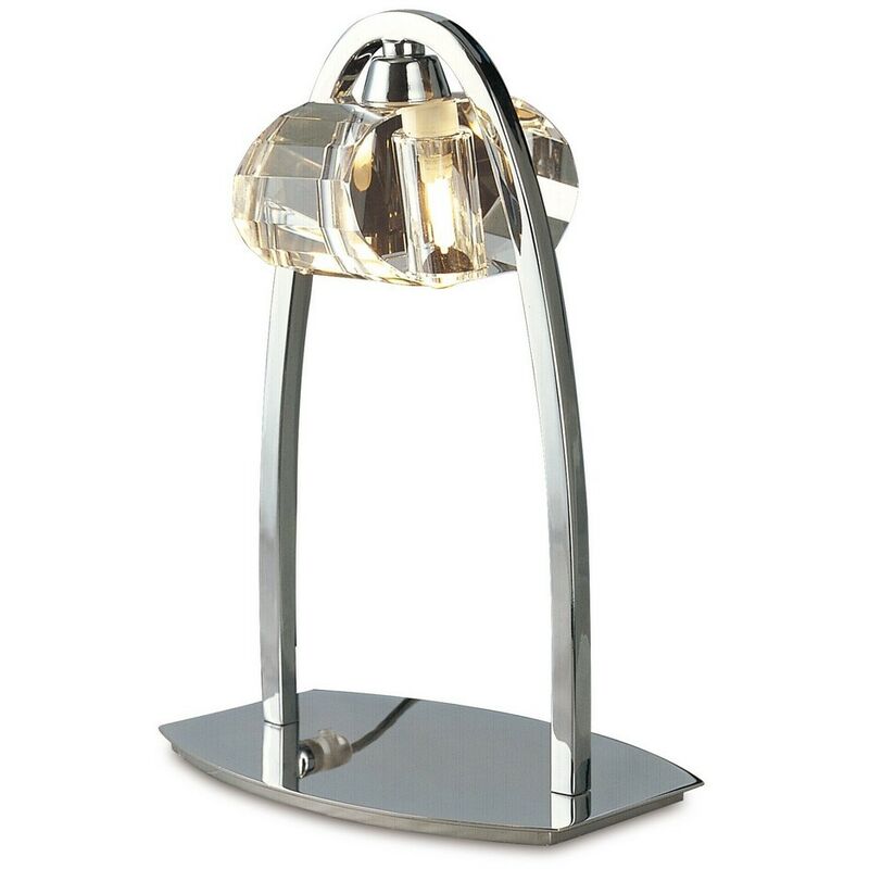 Image of Inspired Lighting - Inspired Mantra - Alfa - Lampada da Tavolo Grande 1 Luce G9, Cromo Lucido