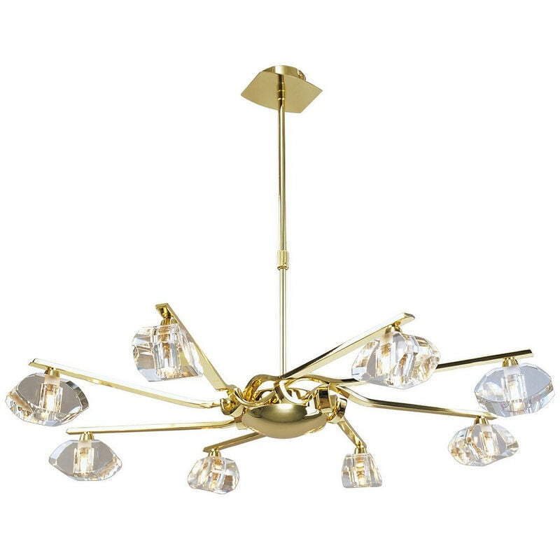 Inspired Mantra Alfa Sospensione 8 Luce G9, Ottone Lucido