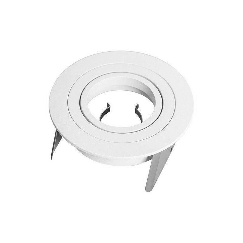 Image of Inspired Lighting - Inspired Mantra Basico GU10 Downlight 9.5cm Rotondo 1 x GU10 Max 12W Bianco, Ritaglio: 80mm, Portalampada Incluso