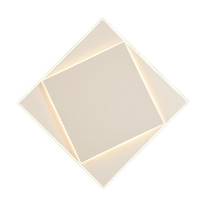 Image of Inspired Lighting - Inspired Mantra - Dakla - Applique Flush, 18W led, 3000K, 1090lm, IP20, Bianco