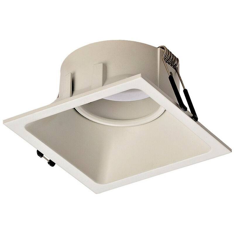 Image of Inspired Lighting - Inspired Mantra Fusion Comfort GU10 Downlight quadrato Comfort 9,2 cm GU10, bianco opaco, ritaglio: 80x80 mm, portalampada incluso