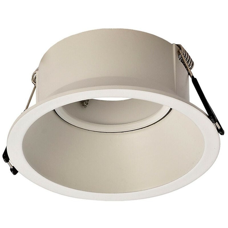 Image of Inspired Lighting - Inspired Mantra Fusion Comfort GU10 Downlight rotondo Comfort 9,6 cm GU10, bianco opaco, ritaglio: 85 mm, portalampada incluso