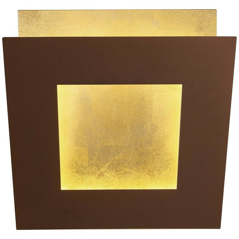 Image of Inspired Mantra Fusion Dalia Lampada da parete Dalia 22cm, led 24W, 3000K, 1680lm, oro/marrone ruggine, 3 anni di garanzia