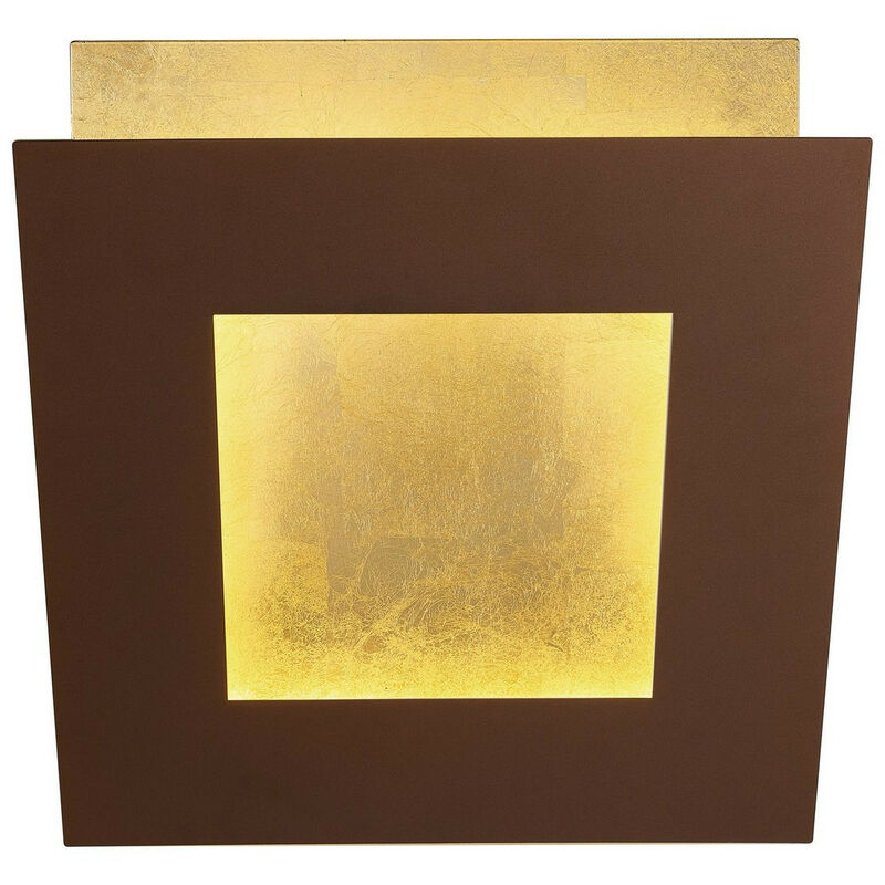 Image of Inspired Mantra Fusion Dalia Lampada da parete Dalia 40cm, led 40W, 3000K, 2800lm, oro/marrone ruggine, 3 anni di garanzia