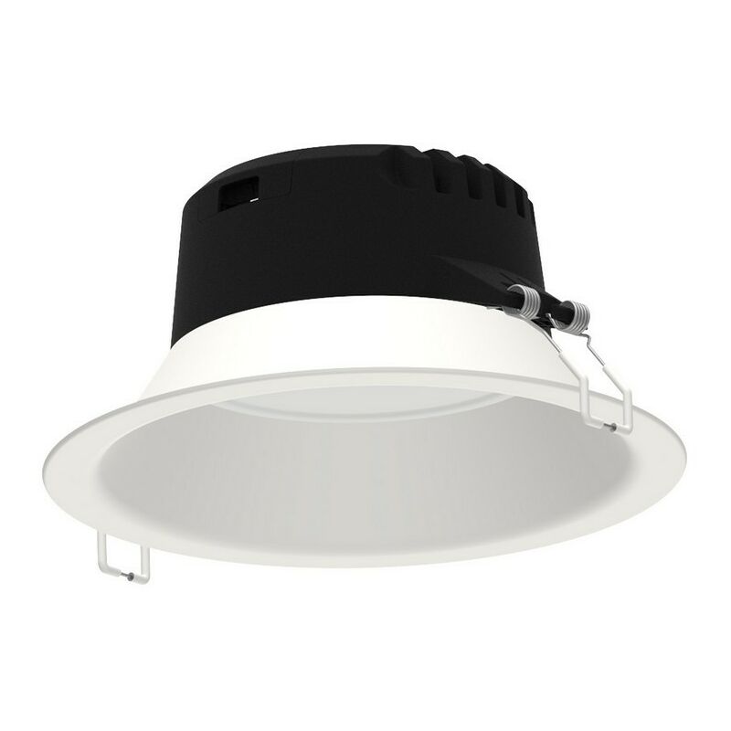 

Inspired Mantra Fusion - Medano - Downlight Empotrable 17.3cm Redondo, 12W, 4000K, 1200lm, Blanco, Recorte 150mm