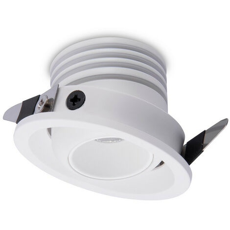 10x 1x3w MINI FARETTO LED INCASSO 30° BIANCO CALDO 3w 220v 230v