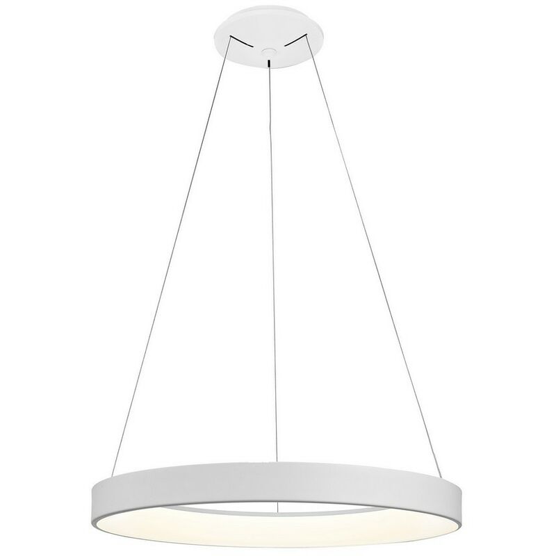 

Inspired Mantra Fusion - Niseko - Colgante de techo regulable RIng 65cm Redondo 50W LED 3000K, 3500lm, Blanco