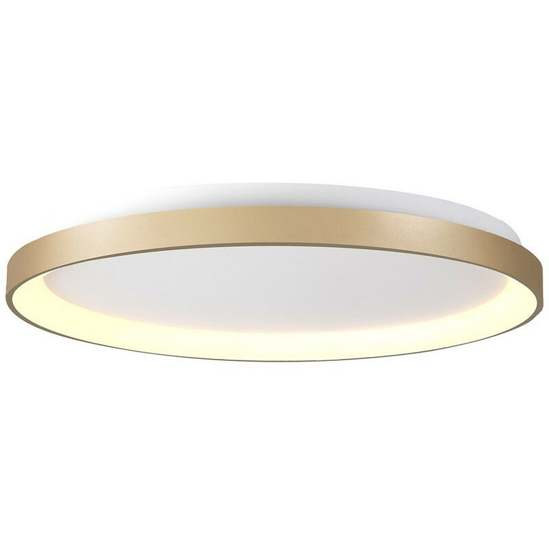 Inspired Lighting - Inspired Mantra Fusion Niseko Niseko Ring Ceiling 78cm 58W led, 3000K, 4700lm, Or, 3 ans de garantie