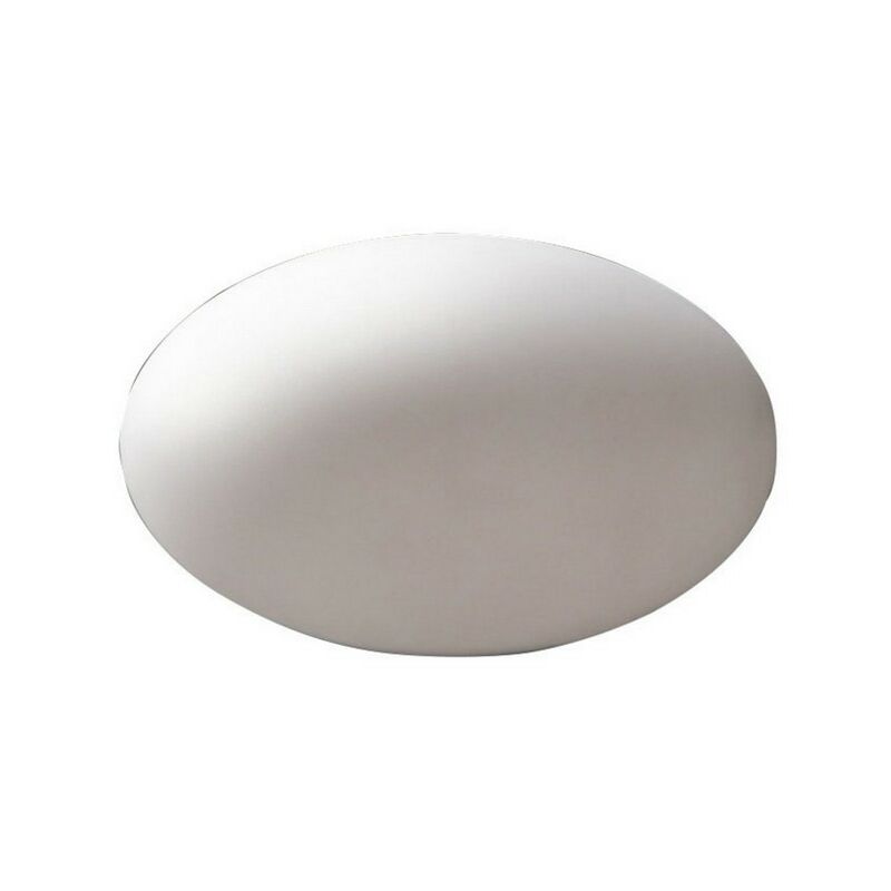 Image of Inspired Mantra - Huevo - Lampada da Tavolo Ovale 1 Luce E27 da Esterno IP65, Bianco Opalino