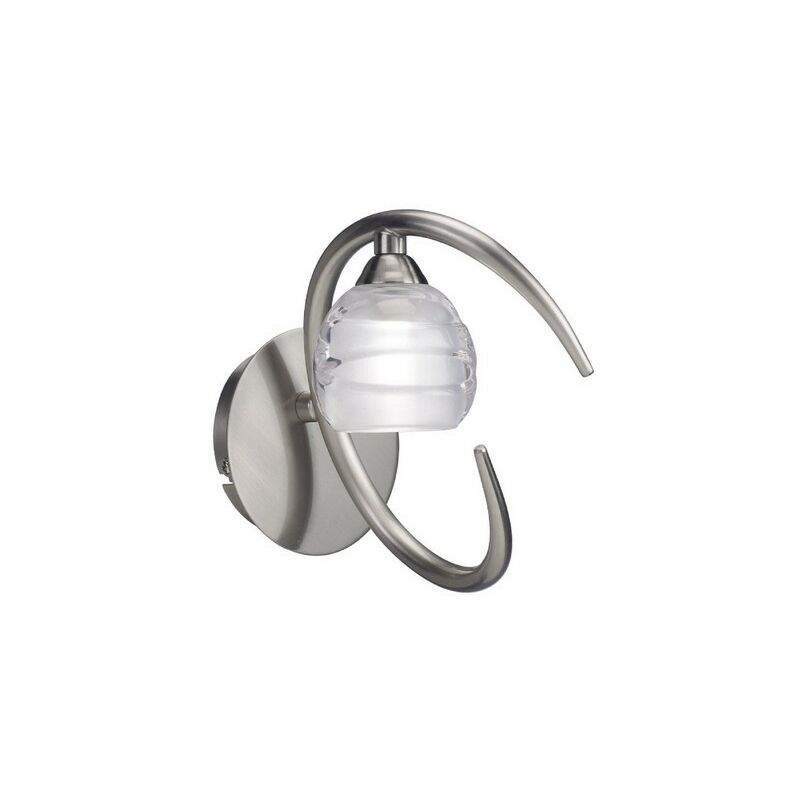 Image of Inspired Mantra - Loop - Applique Switched 1 Luce G9 eco, Nickel Satinato