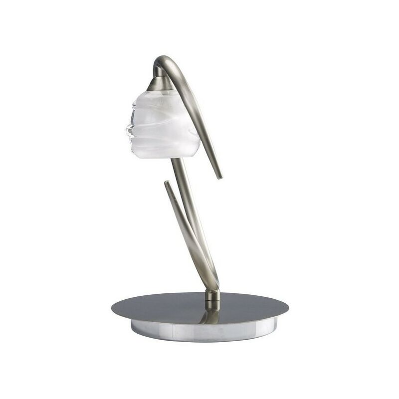 Image of Inspired Lighting - Inspired Mantra - Loop - Lampada da Tavolo 1 Luce G9 eco, Nickel Satinato