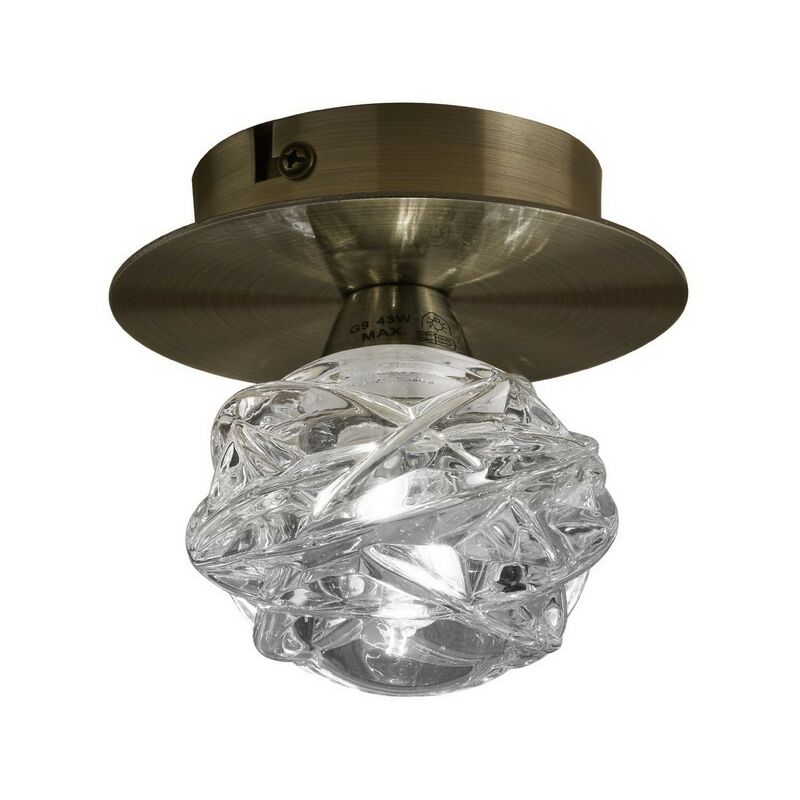 Inspired Mantra - Maremagnum - Soffitto 1 Luce G9, Ottone Antico