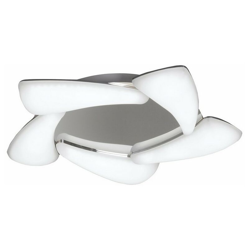 Image of Inspired Mantra - Mistral - Flush Flush Soffitto 30W LED 3000K, 2700lm, Cromo Lucido, Acrilico satinato